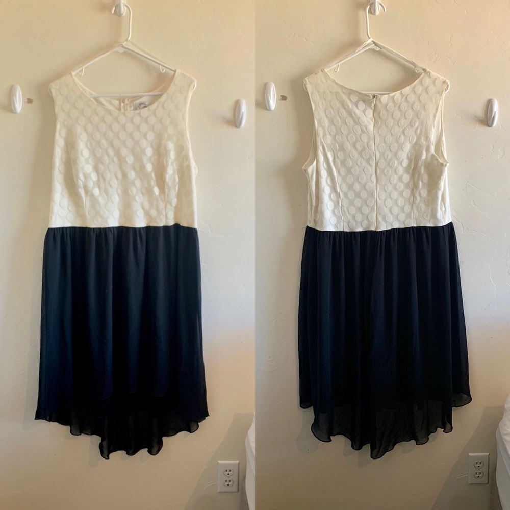 Plus size high low dress